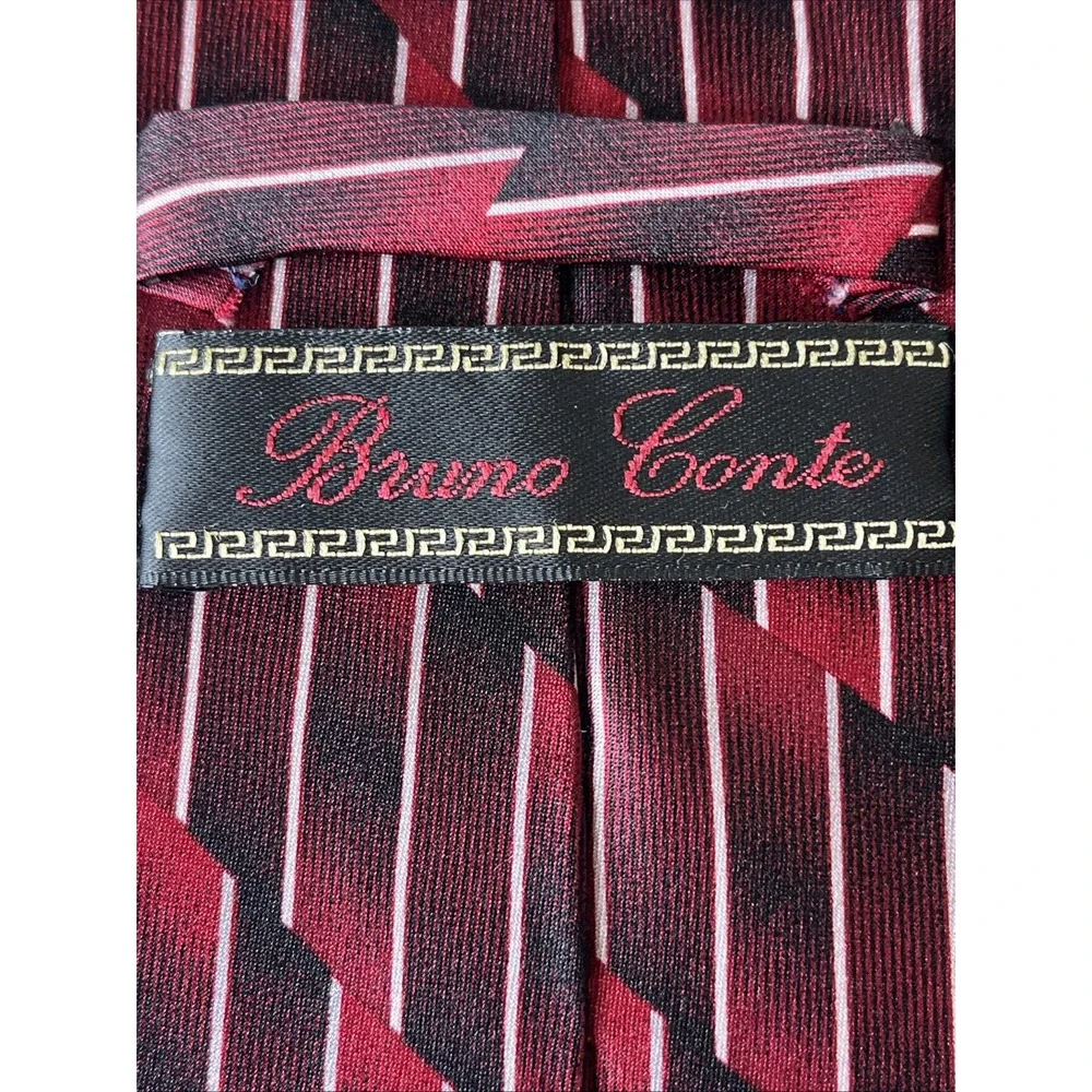 Bruno Conte 100% Silk Neck Tie 4